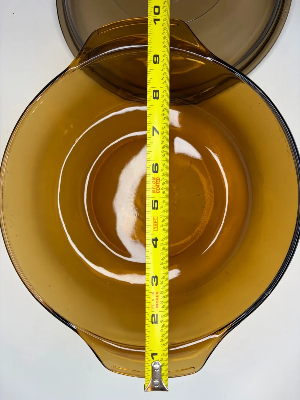 Anchor ovenware Amber Glass Casserole Dish with Lid 1.5QT